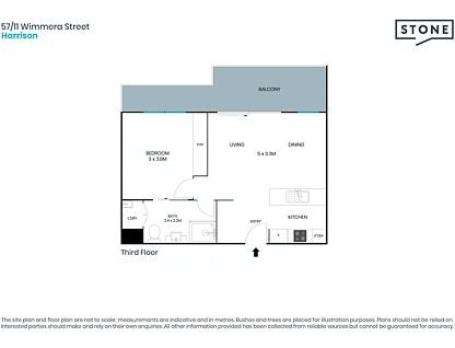 57/11 Wimmera Street, Harrison, Gungahlin District, 1 Bedrooms, 1 Bathrooms, Apartment