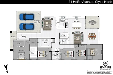 21 Heifer Avenue, Clyde North, VIC 3978, 4 slaapkamers, 2 badkamers, House