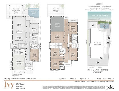 23 King Arthurs Court, Paradise Point, Gold Coast, 5 Kuwarto, 5 Banyo, House