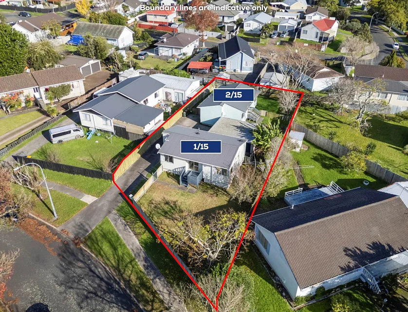 1 & 2/15 Stoll Place, Manurewa, Manukau City, 4房, 2浴, House