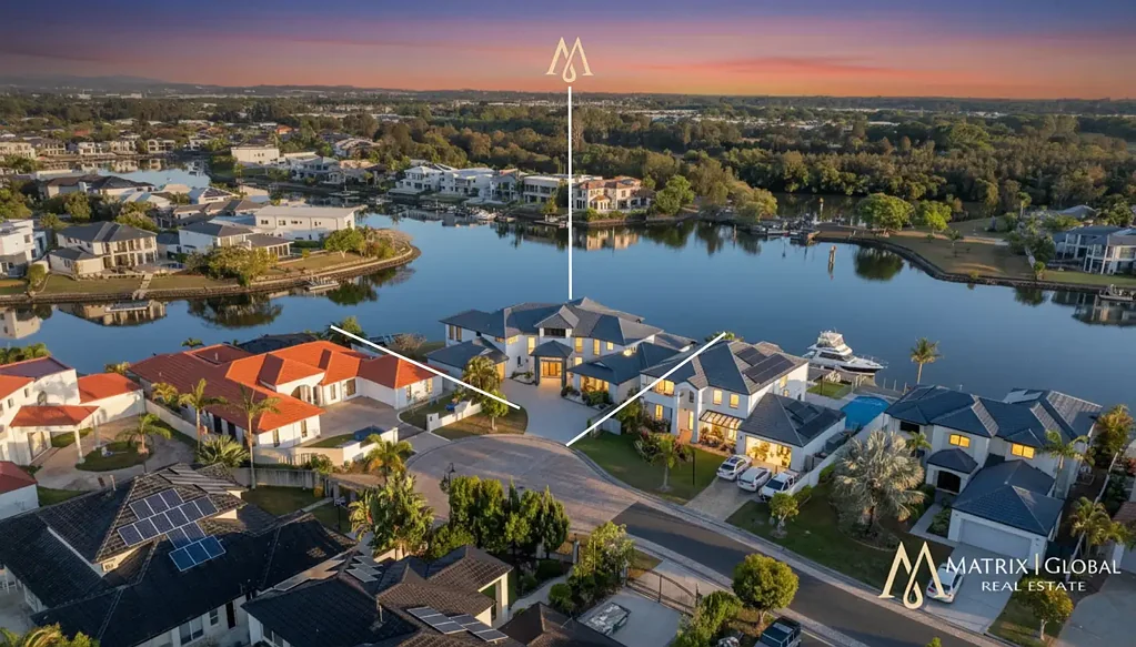 Helensvale 5Zimmer Grand Luxury Residence with Unparalleled North Water View