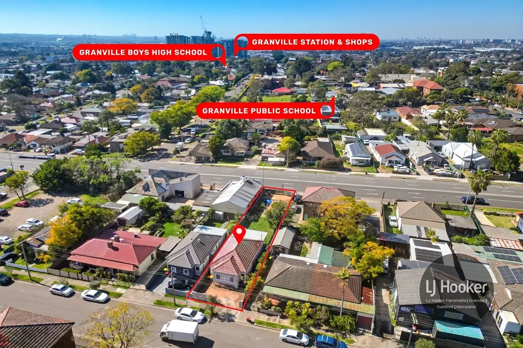 Granville 2कमरा Low-Maintenance House on R4 Zoning – Dual Street Frontage with Dual Occupancy Potential