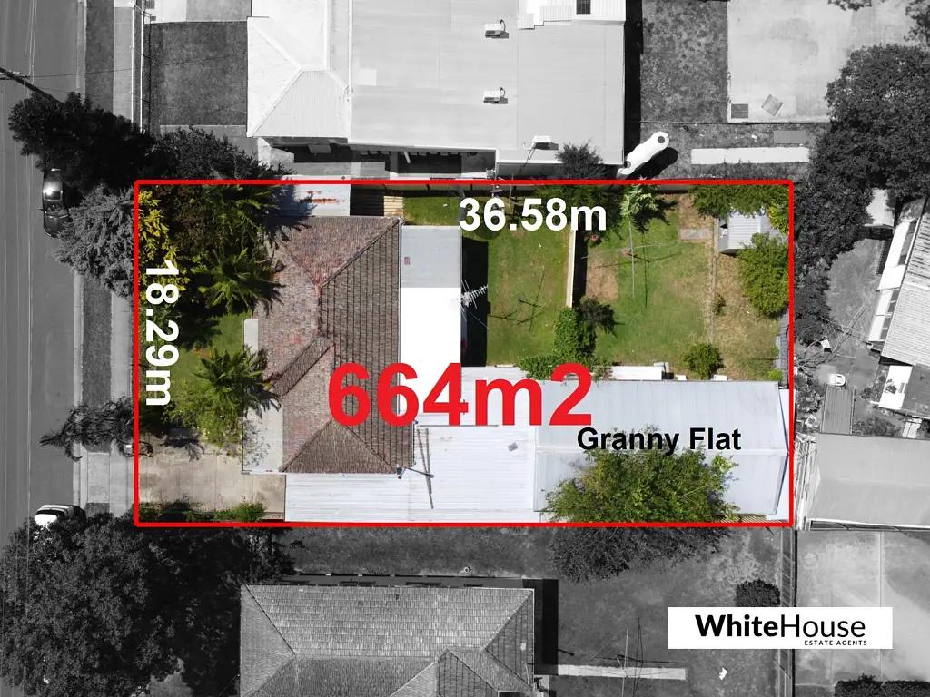 Auburn 6房 黄金地段临街宽 664平大地 6卧双住家 投资开发佳 选校购物近 664 sqm Potential Duplex Site with 18.3m Frontage | Existing Home + Granny Flat