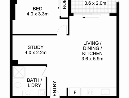 27/20-30 Coronation Parade, Enfield, Inner West, 1 ห้องนอน, 1 ห้องน้ำ, Apartment