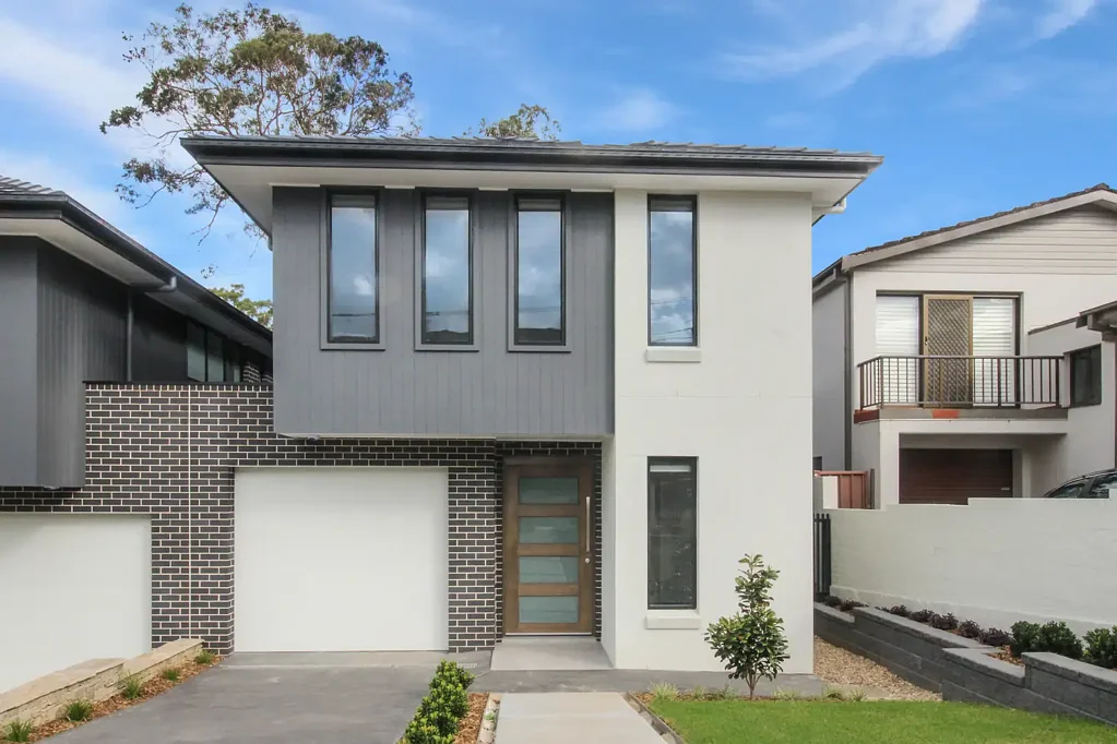 As new four bedroom plus study duplex