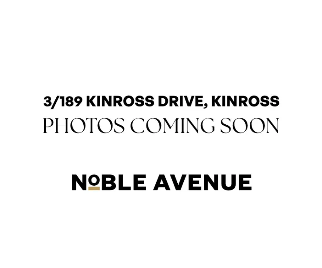 Kinross 3房  Easy Care Living in a Prime Kinross Location
