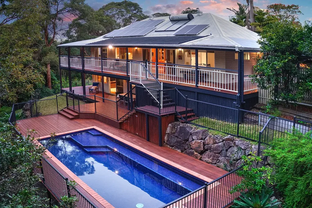 Buderim 4部屋 Lush & Leafy Buderim Haven
