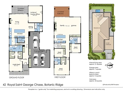 42 Royal St Georges Chase, Botanic Ridge, South East Melbourne, 4 રૂમ, 3 બાથરૂમ, House