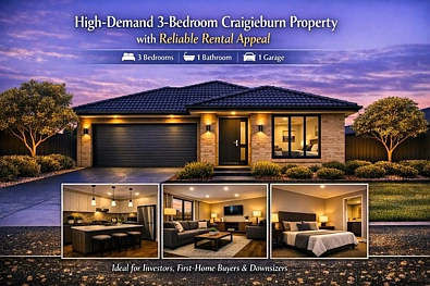 Craigieburn 3 Slaapkamer High‑Demand 3‑Bedroom Craigieburn Property with Reliable Rental Appeal