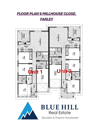 2/9 Millhouse Close, Farley, NSW 2320, 3房, 2浴, Apartment