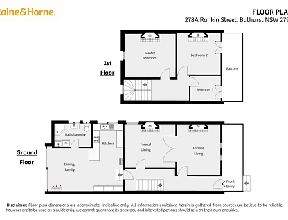 278a Rankin Street, Bathurst, Central Tablelands, 3房, 1浴, Townhouse