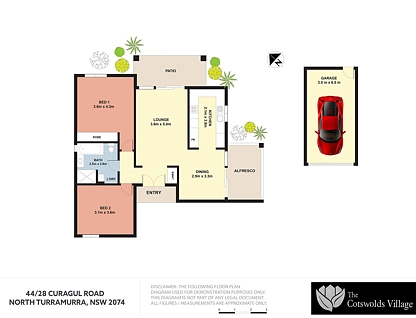 U44/28 Curagul Road, North Turramurra, Upper North Shore, 2 침실, 1 욕실, Lifestyle Property