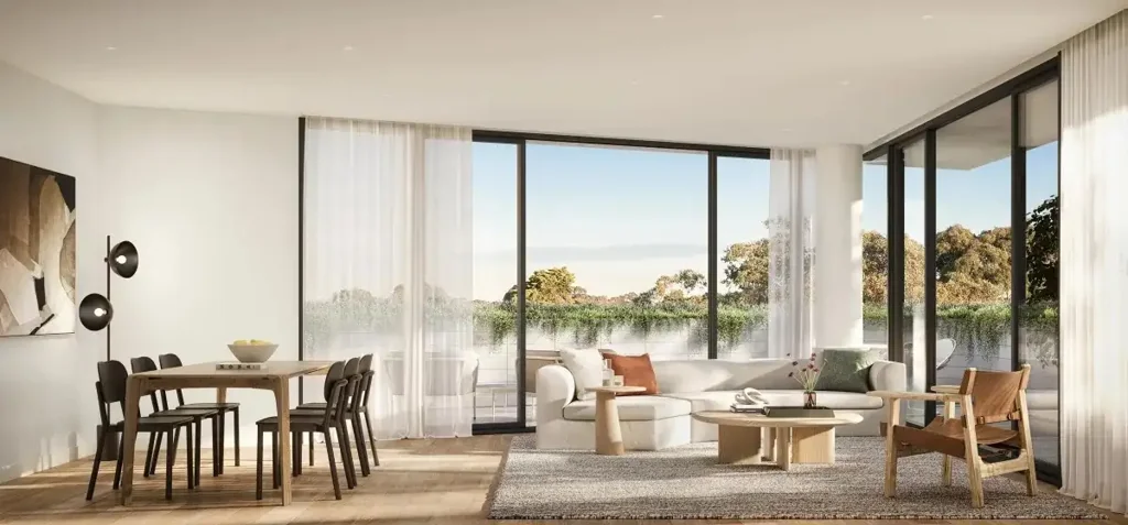 St Kilda 2房 St Kilda湾景新宅 2026年入住 Bosch电器 Caesarstone台面 私人阳台 自然采光充沛 安全入口 Under Construction — Move in Spring 2026