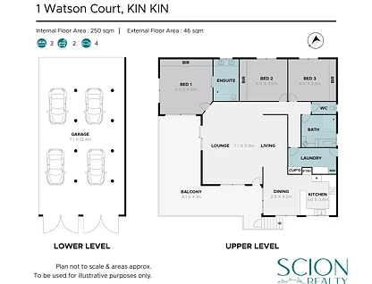 1 Watson Court, Kin Kin, QLD 4571, 3房, 2浴, House