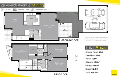 2A Vivaldi Avenue, Stirling, WA 6021, 3 rūma, 2 rūma horoi, House