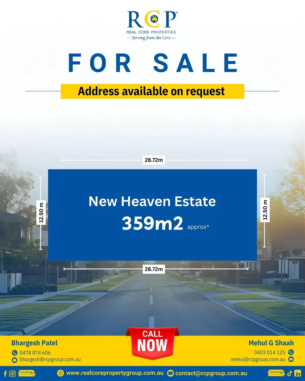 Tarneit New Haven Estate地块 359平米宽绰空间 近学校车站商场 交通便捷前景好 Premium Residential Land Opportunity in the Heart of Tarneit