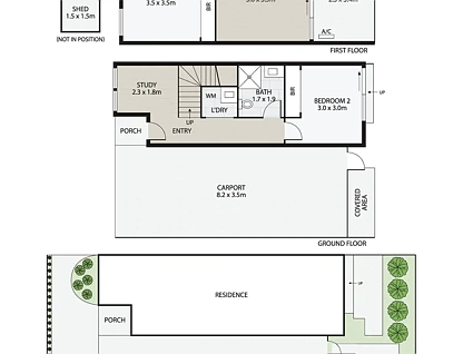 2/44 View Road, Springvale, South East Melbourne, 2 રૂમ, 2 બાથરૂમ, Townhouse