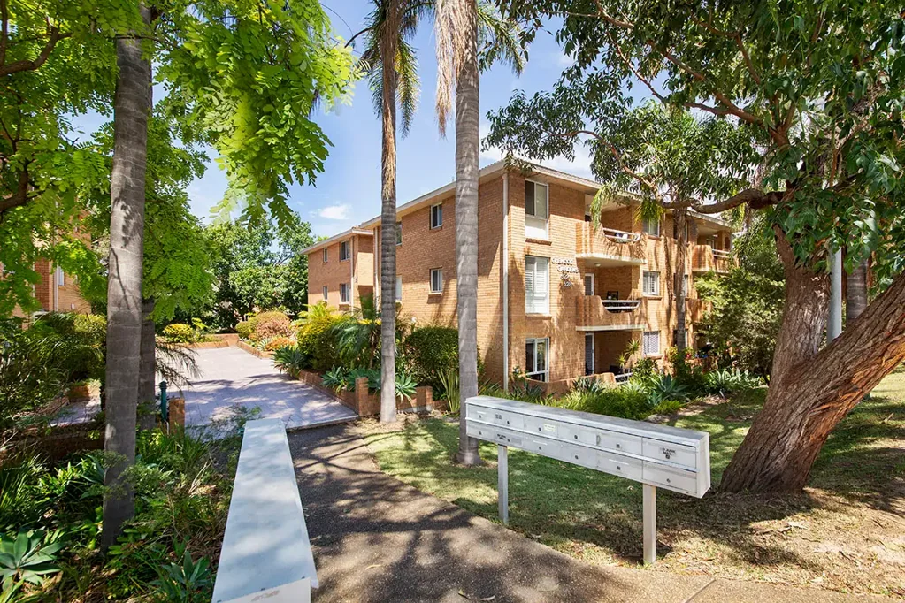 Top floor two bedroom unit with tandem garage