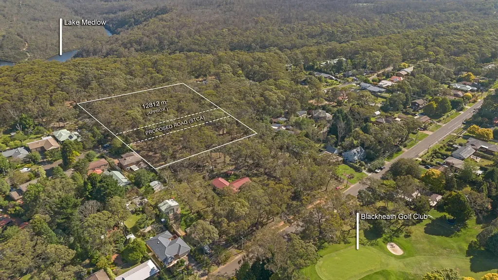 Blackheath Rare large parcel of undeveloped land.
