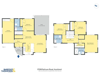 170B Methuen Road, New Windsor, Auckland City, 4 침실, 3 욕실, House