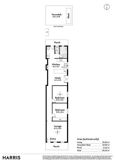 3 Dunks Street, Parkside, SA 5063, 2 habitaciones, 1 baños, House