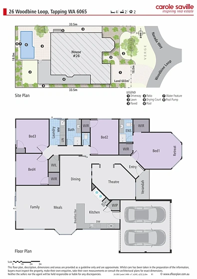 26 Woodbine Loop, Tapping, WA 6065, 4房, 2浴, House