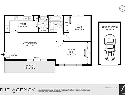 7/12 Hampstead Road, Homebush West, Inner West, 2 Schlafzimmer, 1 Badezimmer, Apartment