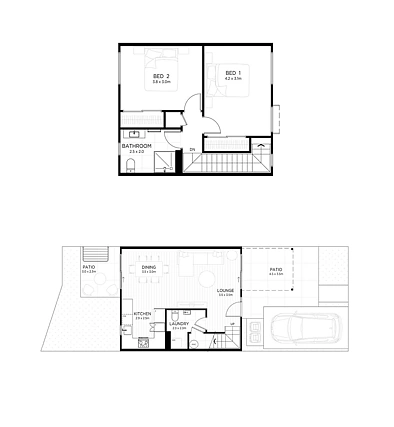 12 Koinaki Road, Stonefields, Auckland City, 2 Bedrooms, 1 Bathrooms, Townhouse
