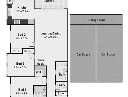 101/38 Chamberlain Street, Campbelltown, Macarthur Region, 3 phòng ngủ, 2 phòng tắm, Apartment