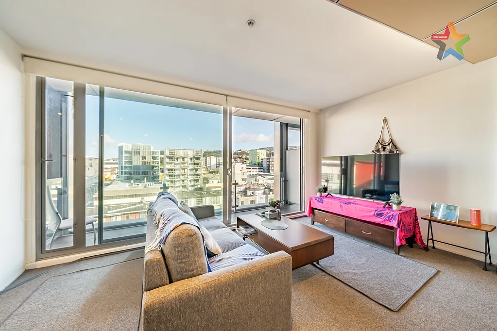 Te Aro 2房  Modern, Spacious Apartment with Stunning Views