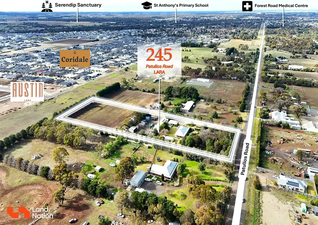 Lara 245 Patullos Road, Lara - Strategic Development Site in Lara West PSP