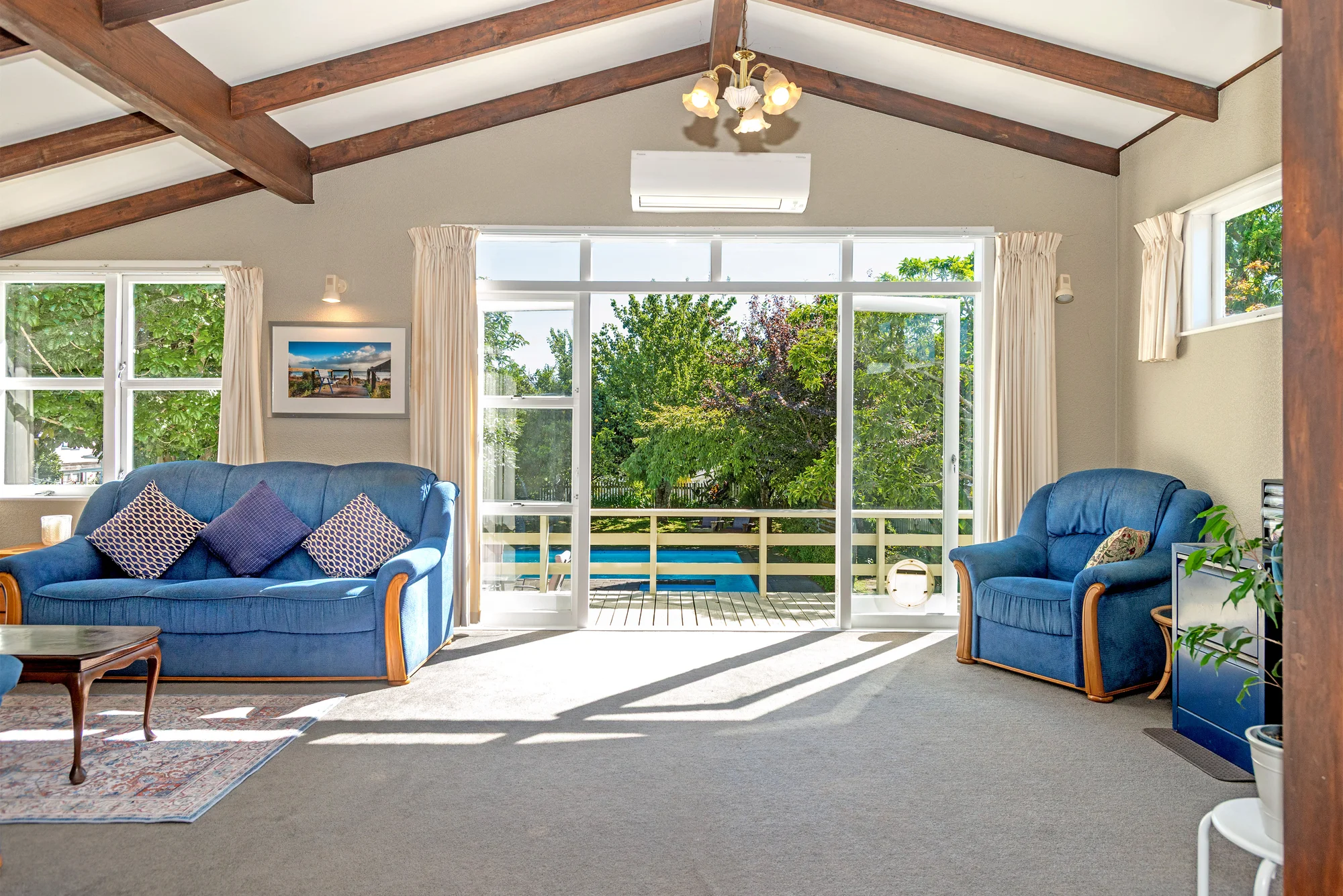 Te Hapara 4غرفة نوم Privacy, space & poolside living