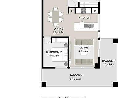 506/8 Gheringhap Street, Geelong, VIC 3220, 2房, 2浴, Apartment