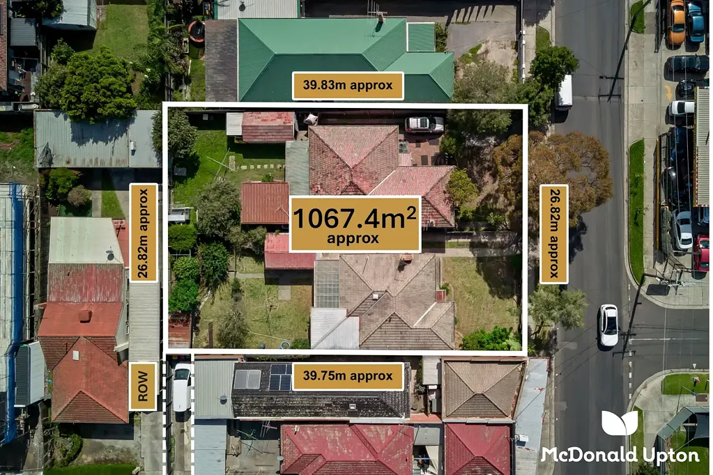 Pascoe Vale 6ห้องนอน Rare Double Parcel with Approved Plans for 5