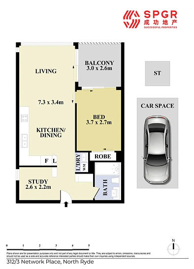 312/3 Network Place, North Ryde, NSW 2113, 1 Bedrooms, 1 Bathrooms, Apartment
