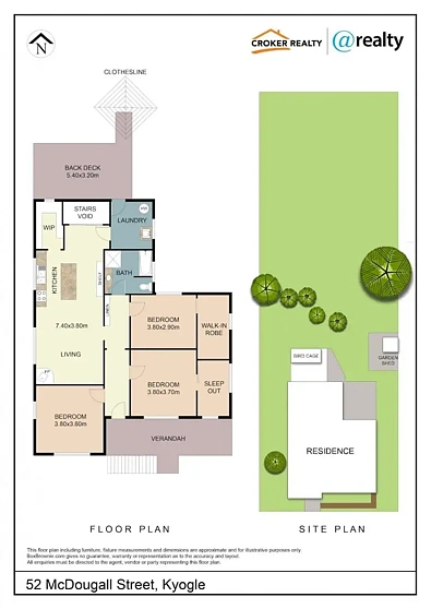 52 McDougall Street, Kyogle, NSW 2474, 3 slaapkamers, 1 badkamers, House