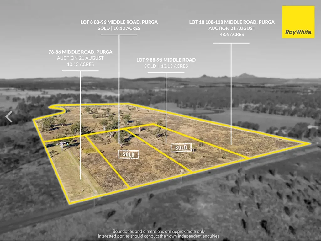 Purga  Two Prime Acreage Opportunities Close to Ipswich