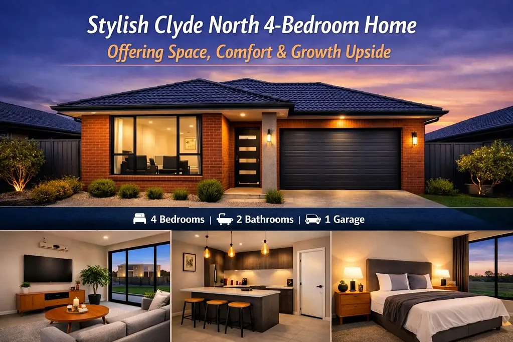 Clyde North 4 Slaapkamer Stylish Clyde North 4-Bedroom Home Offering Space, Comfort & Growth Upside