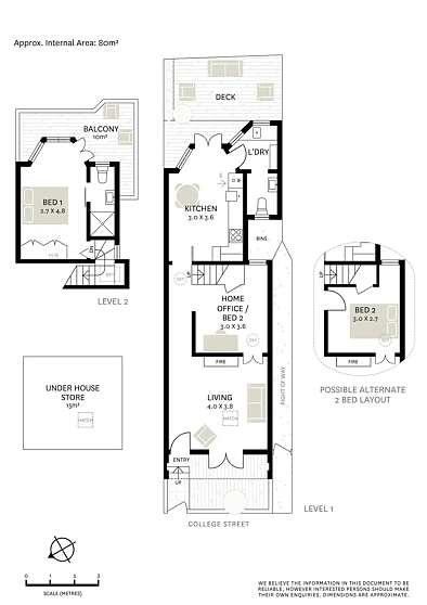 5 College Street, Balmain, NSW 2041, 2 Schlafzimmer, 1 Badezimmer, House