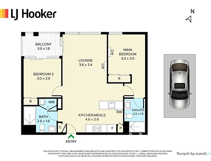 1604E/888 Collins Street, Docklands, Melbourne CBD, 2部屋, 2バスルーム, Apartment