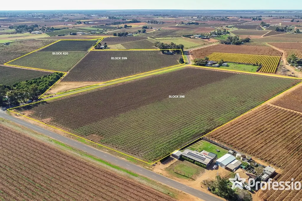 Red Cliffs  49.64 Acres - 20.09Ha Sunnycliffs Vineyard