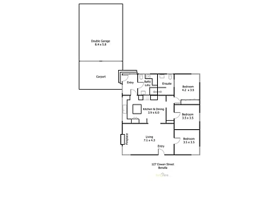 127 Cowan Street, Benalla, VIC 3672, 3 Bedrooms, 2 Bathrooms, House