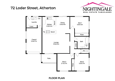 72 Loder Street, Atherton, QLD 4883, 3 રૂમ, 1 બાથરૂમ, House