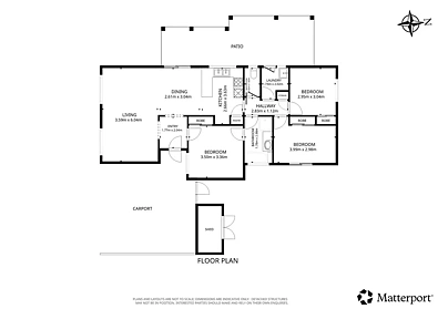 户型图 - 16 Rhine Street, Werribee, VIC 3030