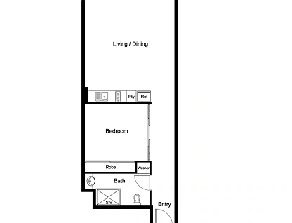 803/111 Quay Street, Brisbane City, Brisbane - Inner City Region, 1 Schlafzimmer, 1 Badezimmer, Apartment