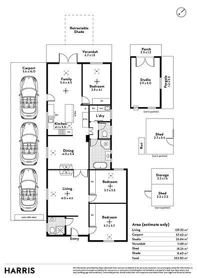 8 Mitcham Avenue, Lower Mitcham, SA 5062, 4房, 2浴, House