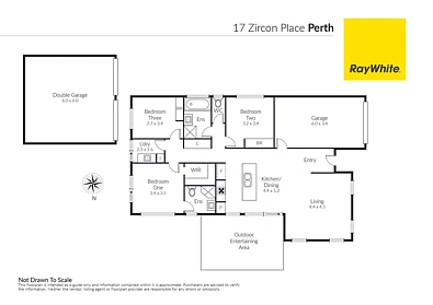 ਮੰਜ਼ਿਲ ਦੀ ਯੋਜਨਾ - 17 Zircon Place, Perth, TAS 7300