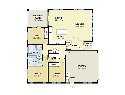 30 Key West Drive, One Tree Point, Whangarei, 3 ਕਮਰੇ, 2 ਬਾਥਰੂਮ, House