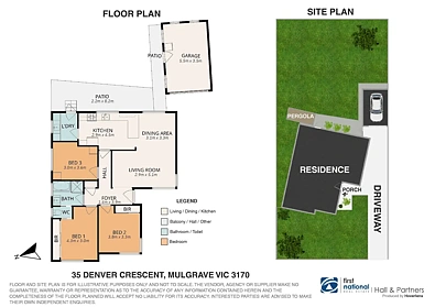 35 Denver Crescent, Mulgrave, VIC 3170, 3 slaapkamers, 1 badkamers, House