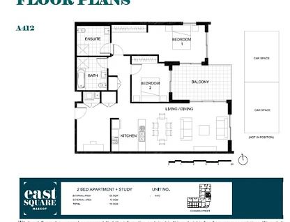 412/260 Coward Street, Mascot, Eastern Suburbs, 2 રૂમ, 2 બાથરૂમ, Apartment